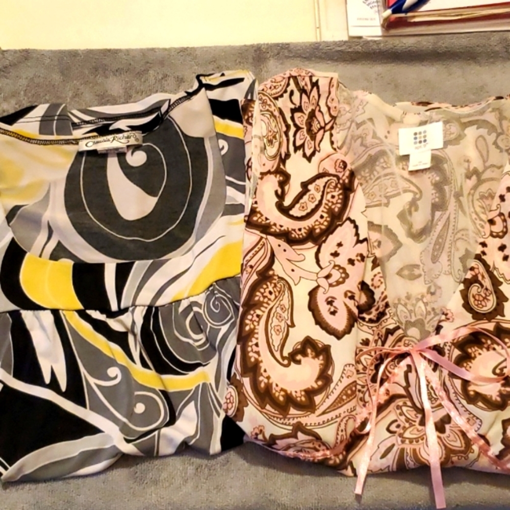 👚BUNDLE OF 2 TOPS/ APT 9 & CLAUDIA RICHARD